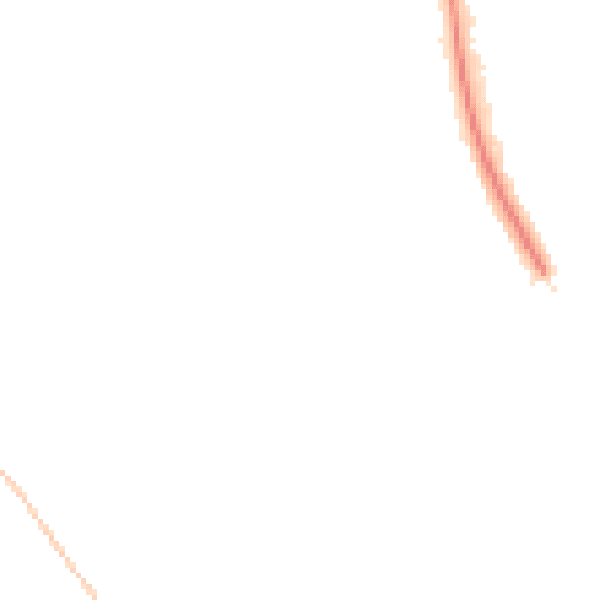 Night-time road noise heatmap for CR0 0BA
