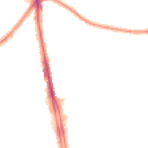 Night-time road noise heatmap for CR0 4ES