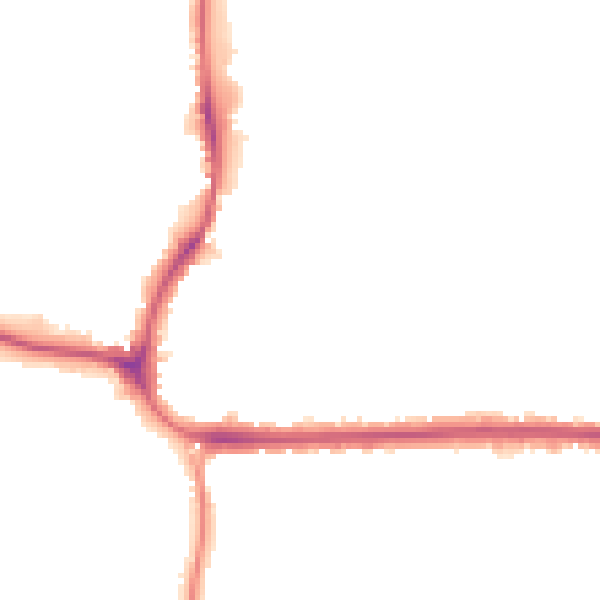 Night-time road noise heatmap for CR0 4FL