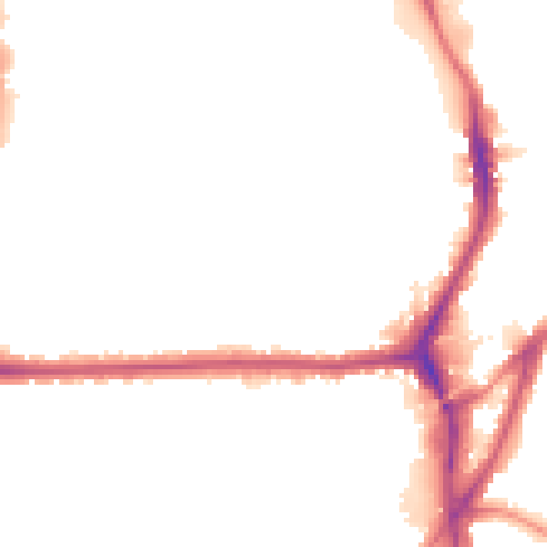 Night-time road noise heatmap for CR0 4PN