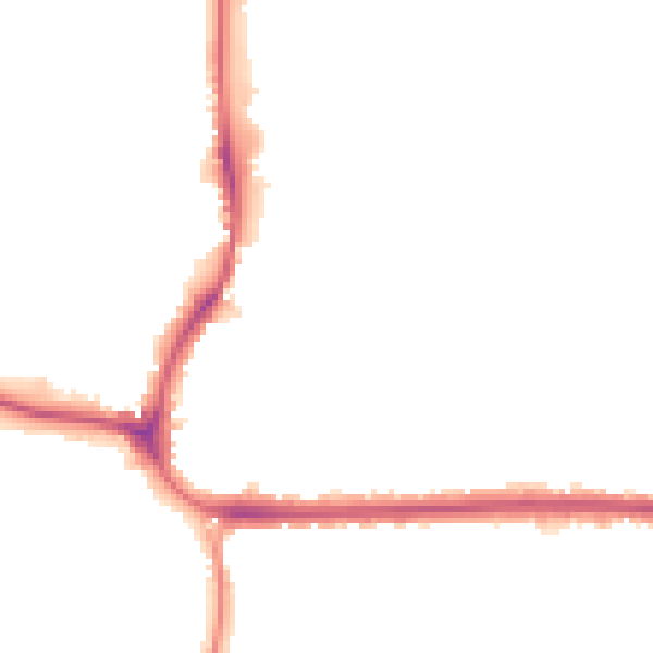 Night-time road noise heatmap for CR0 4SP