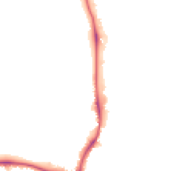 Night-time road noise heatmap for CR0 4UH