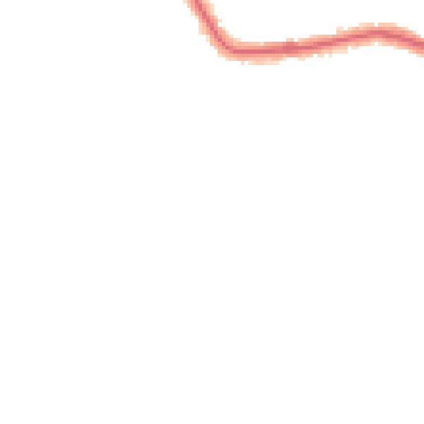 Night-time road noise heatmap for CR0 7NY
