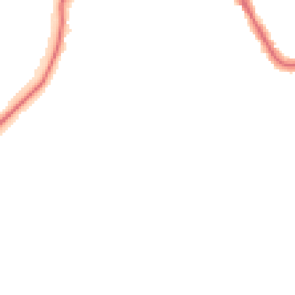 Night-time road noise heatmap for CR0 7SA