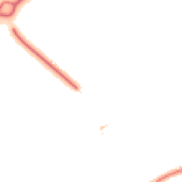 Night-time road noise heatmap for CR0 9DA