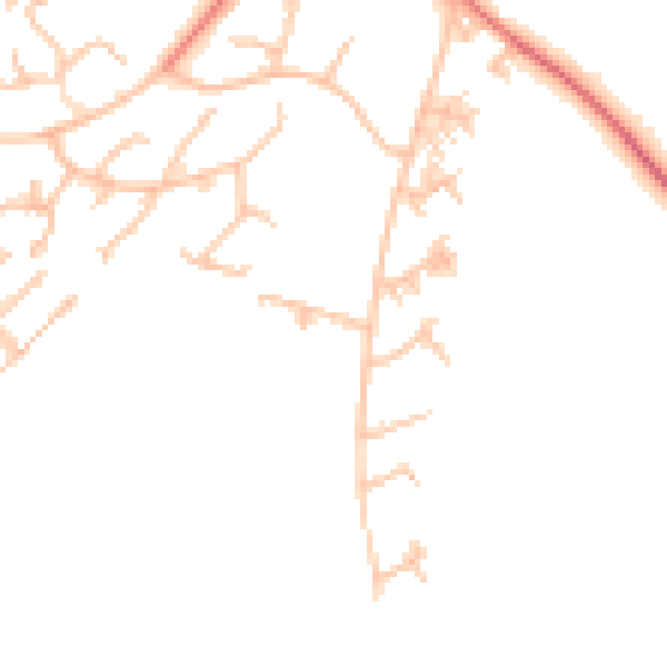 Daytime road noise heatmap for CR0 9HY