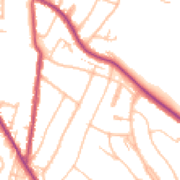 Daytime road noise heatmap for CR2 0AB