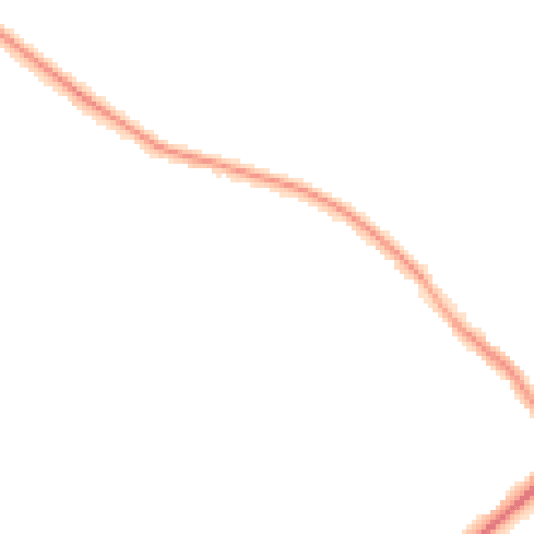 Night-time road noise heatmap for CR2 0AP