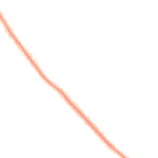 Night-time road noise heatmap for CR2 0JG