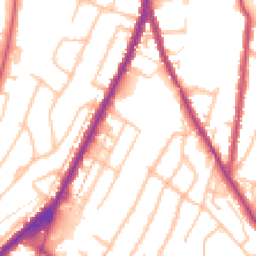Daytime road noise heatmap for CR2 0ND