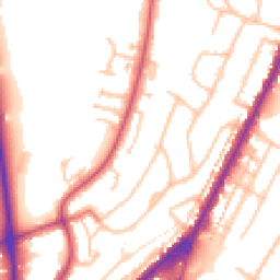 Daytime road noise heatmap for CR2 6BT