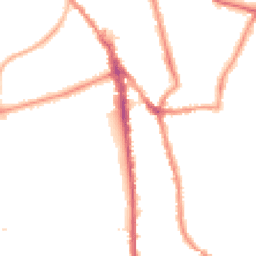 Night-time road noise heatmap for CR2 6EA