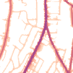 Daytime road noise heatmap for CR2 6HE