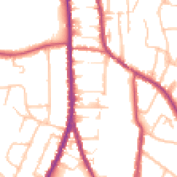 Daytime road noise heatmap for CR2 6HL