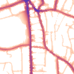 Daytime road noise heatmap for CR2 6HS