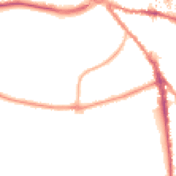 Night-time road noise heatmap for CR2 6NQ