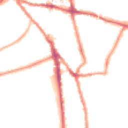 Night-time road noise heatmap for CR2 6PA