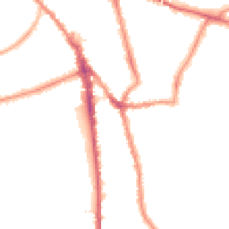 Night-time road noise heatmap for CR2 6PQ