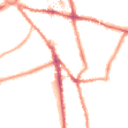 Night-time road noise heatmap for CR2 6PU
