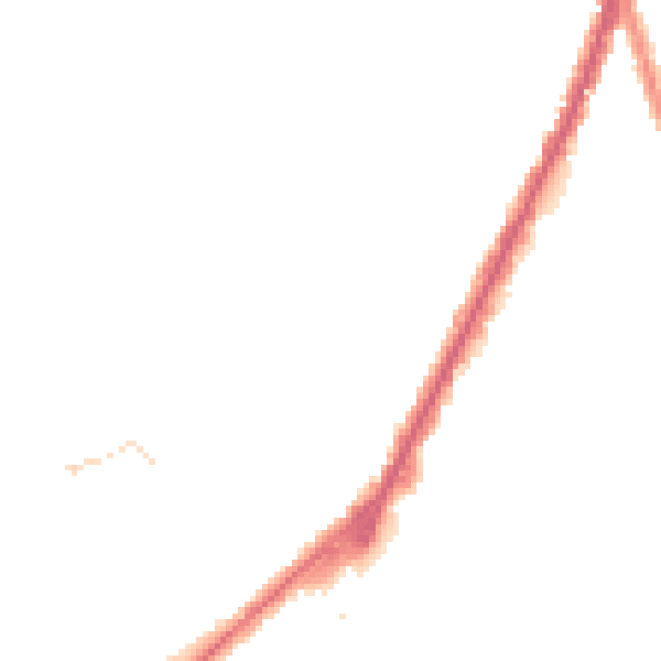 Night-time road noise heatmap for CR2 6QQ