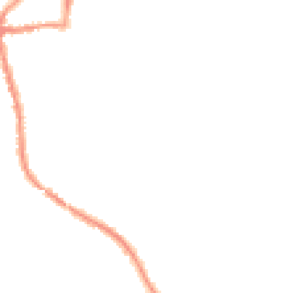 Night-time road noise heatmap for CR2 7AL