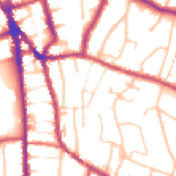 Daytime road noise heatmap for CR2 7DH