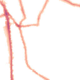 Night-time road noise heatmap for CR2 7DH