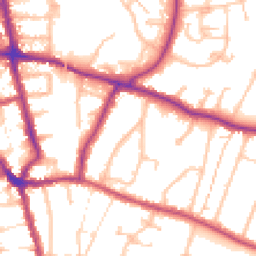 Daytime road noise heatmap for CR2 7EA