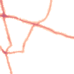 Night-time road noise heatmap for CR2 7EA