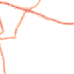 Night-time road noise heatmap for CR2 7ES