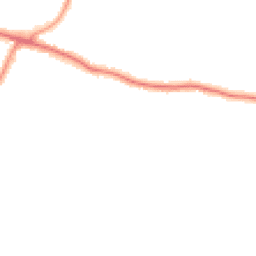 Night-time road noise heatmap for CR2 7HN