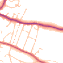 Daytime road noise heatmap for CR2 7HR