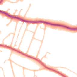 Daytime road noise heatmap for CR2 7HS