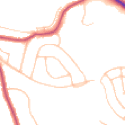 Daytime road noise heatmap for CR2 7LL