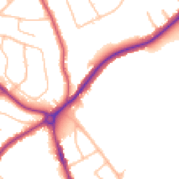 Daytime road noise heatmap for CR2 8AX
