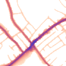 Daytime road noise heatmap for CR2 8EH