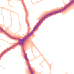 Daytime road noise heatmap for CR2 8RA
