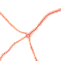 Night-time road noise heatmap for CR2 8RE