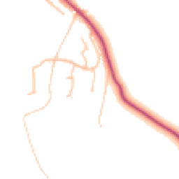 Daytime road noise heatmap for CR2 8SY