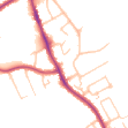 Daytime road noise heatmap for CR2 9AN