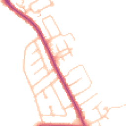 Daytime road noise heatmap for CR2 9BH