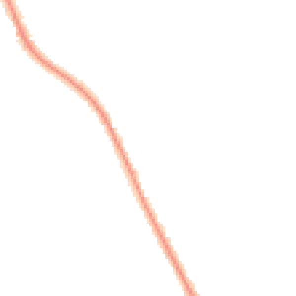 Night-time road noise heatmap for CR2 9BQ
