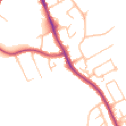 Daytime road noise heatmap for CR2 9FE