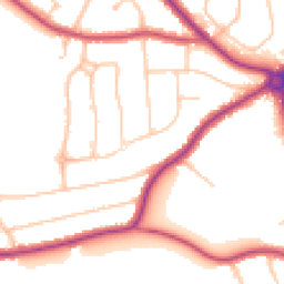 Daytime road noise heatmap for CR2 9FF