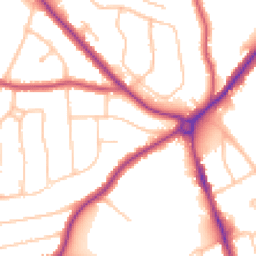Daytime road noise heatmap for CR2 9JG