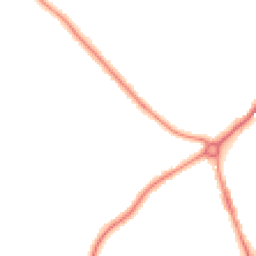 Night-time road noise heatmap for CR2 9JT