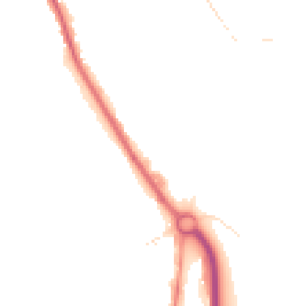 Night-time road noise heatmap for CR3 0BJ