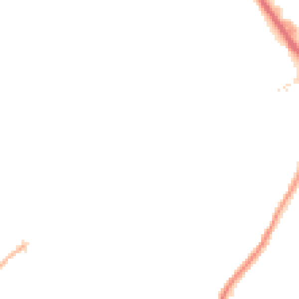 Night-time road noise heatmap for CR3 0BP