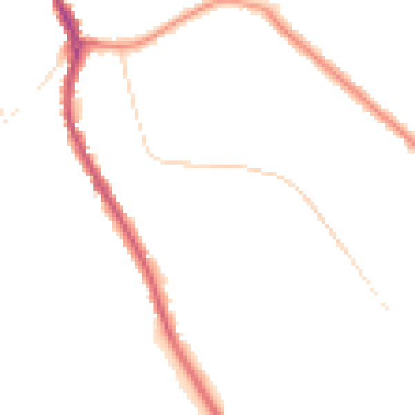 Night-time road noise heatmap for CR3 0BR