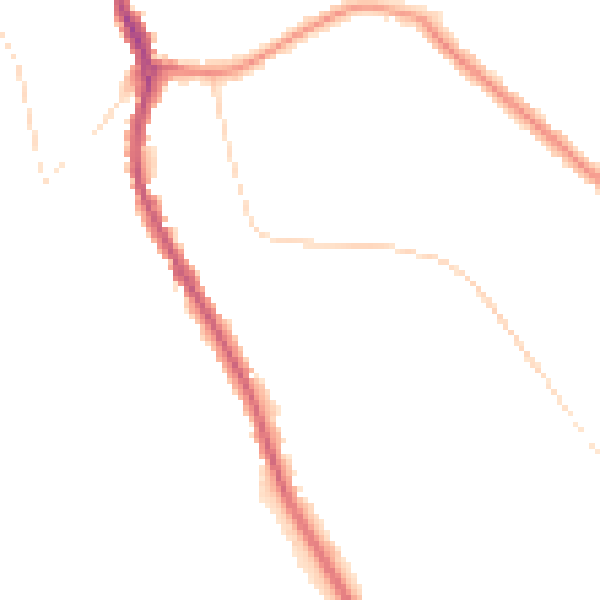 Night-time road noise heatmap for CR3 0BU